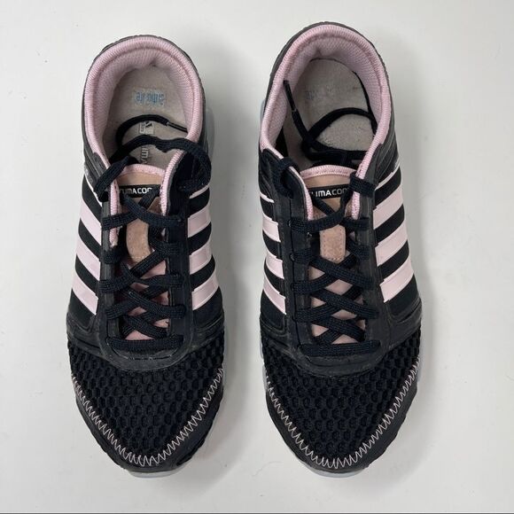 Adidas Techfit Running Shoes YYZ606003 Pink Black Sneakers Climacool Women's 5 - Picture 2 of 9